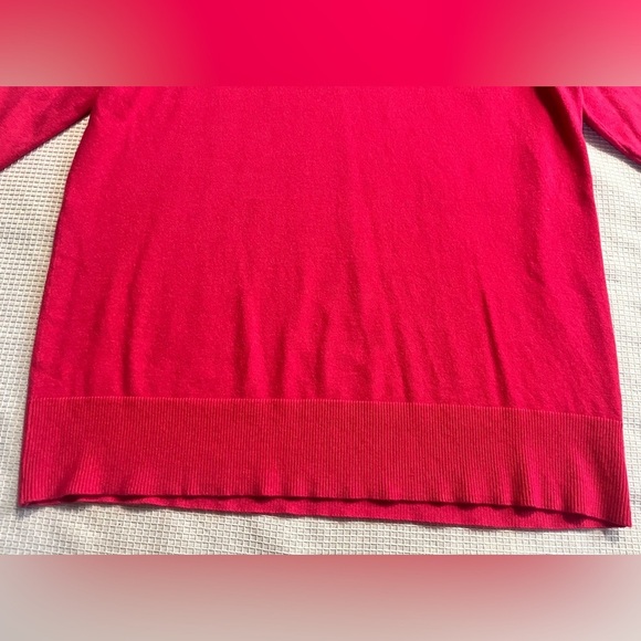 Staccato Women's Pink Sweater w Buttons on Sleeves Size XL - Picture 3 of 12